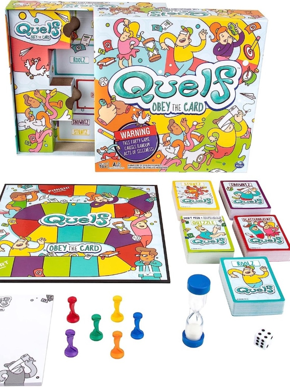 New Quelf Obey The Card Unpredictable Party Game Sealed